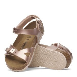 Birkenstock Kid’s Rio Electric Metallic Copper Sandals